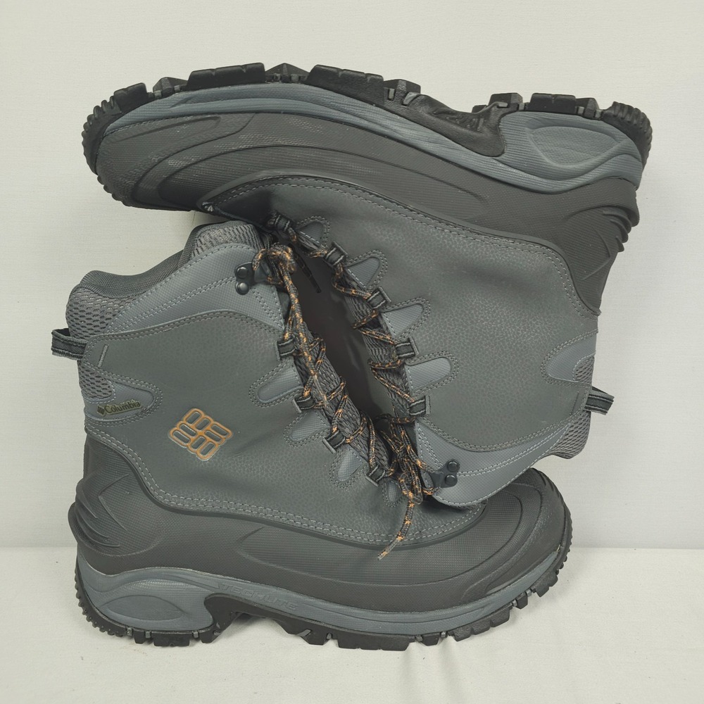 Columbia Bugaboot III Boots Men Size 15 Gray Waterproof 200 G Insulated - Picture 5 of 15